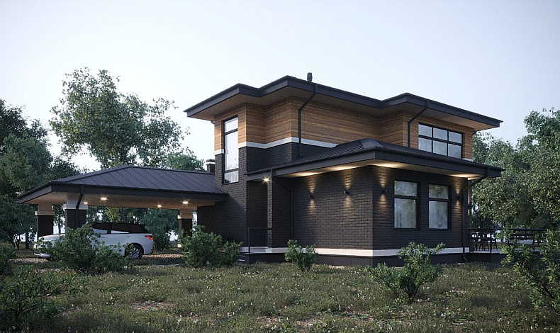 Дома в стиле Райта RH-177