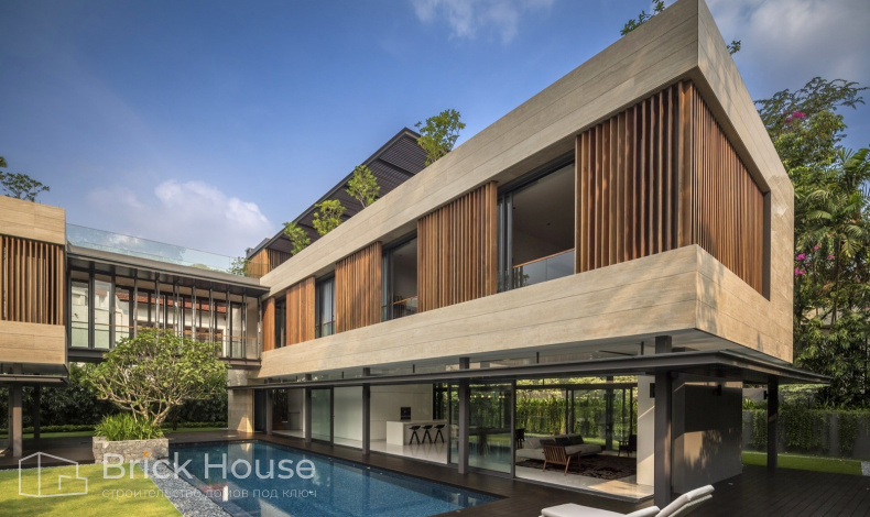 Дома с плоской крышей HT-1010