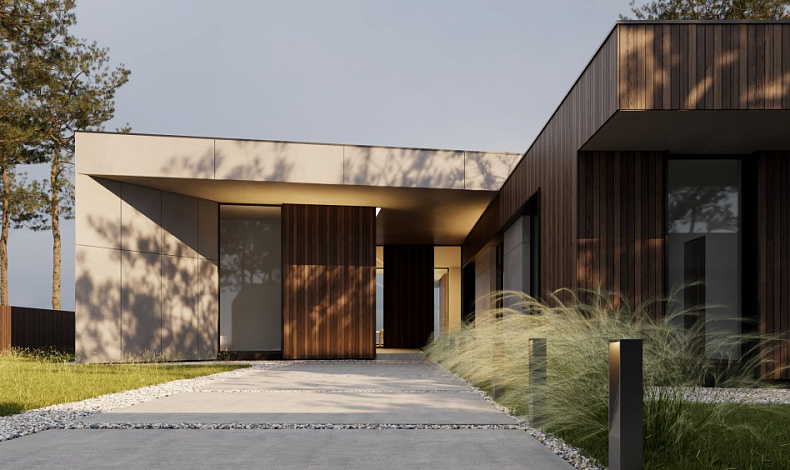 Дома с плоской крышей HT-434