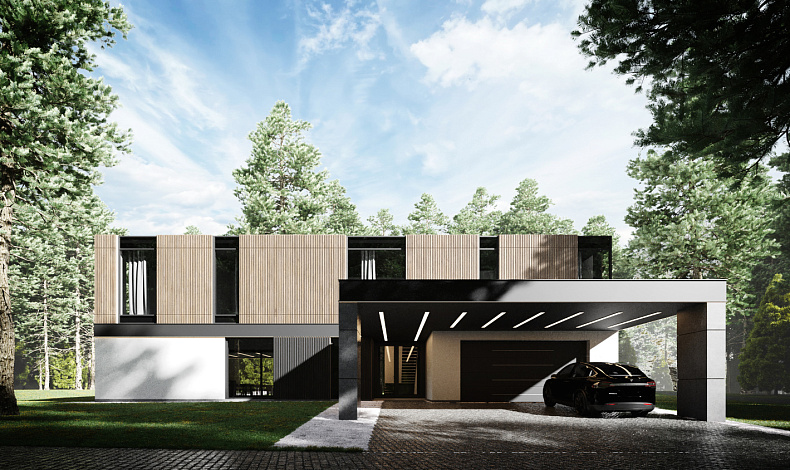 Дома хай-тек HT-418-1