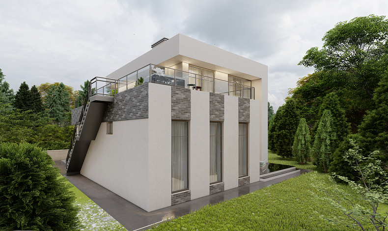 Каменные дома HT-128