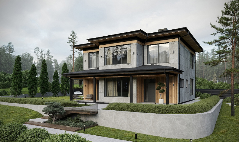 Дома в стиле Райта RH-205