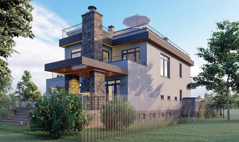 Дома хай-тек HT-447