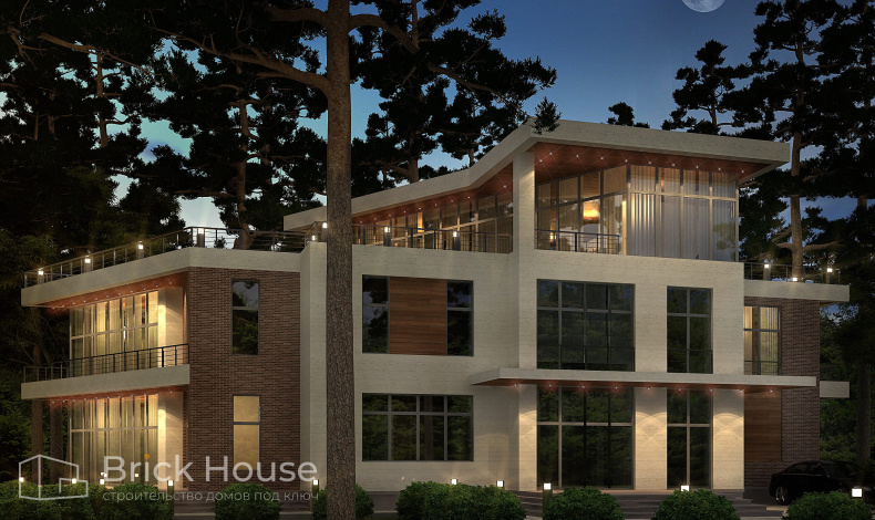 Дома с плоской крышей HT-550