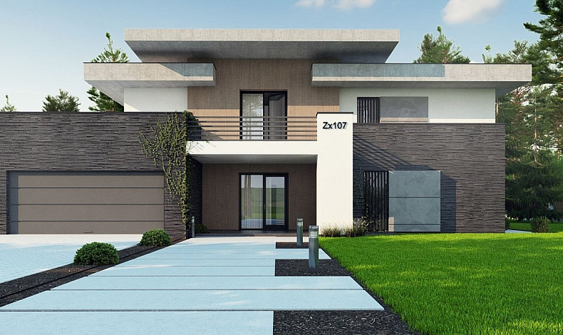 Дома с плоской крышей HT-260