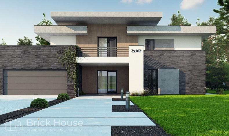 Дома с плоской крышей HT-260