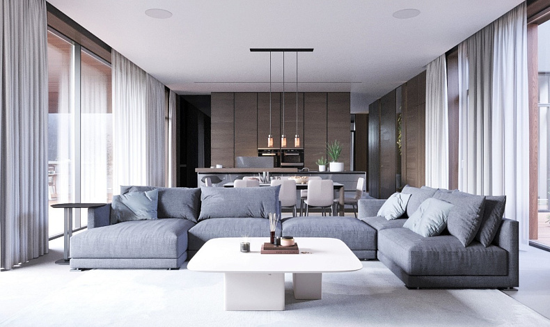 Дома с плоской крышей HT-420