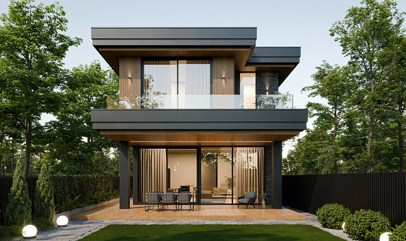 Дома с плоской крышей HT-360