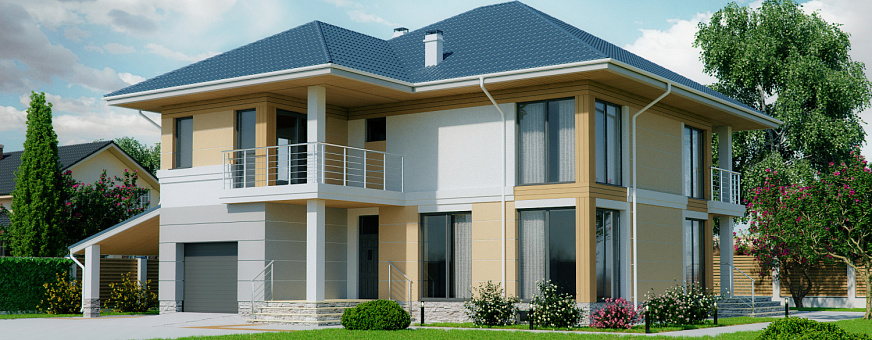 Началось строительство дома по проекту K-351 (Дольче Вита)