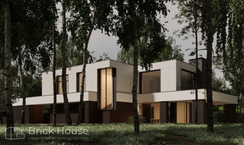 Дома с плоской крышей HT-424