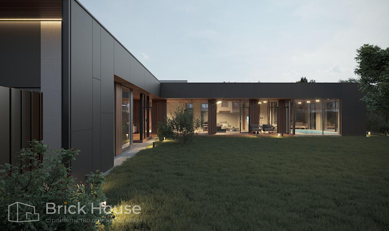 Дома с плоской крышей HT-420