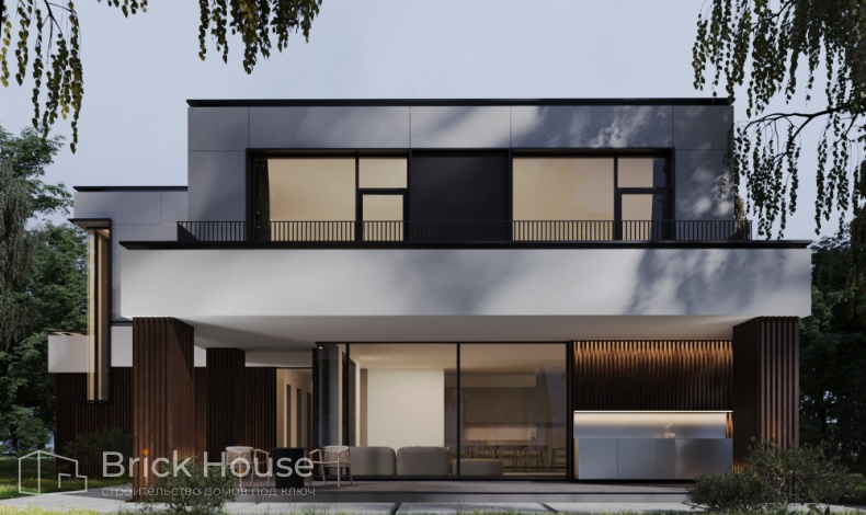 Дома с плоской крышей HT-424