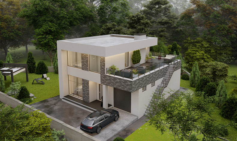 Каменные дома HT-128