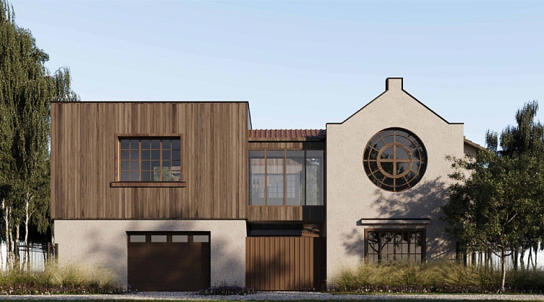 Завершено проектирование дома в классическом стиле - K-363