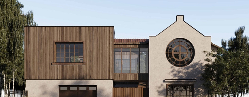 Завершено проектирование дома в классическом стиле - K-363