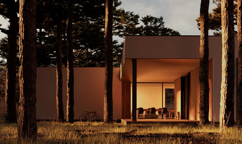 Дома с плоской крышей HT-278