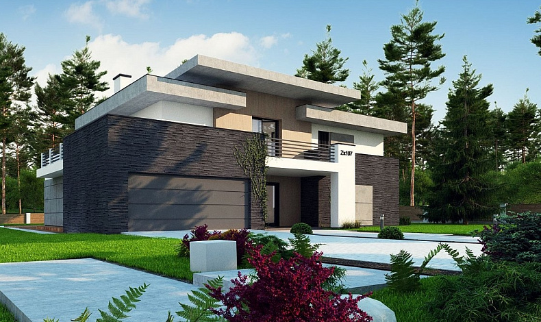 Дома с плоской крышей HT-260