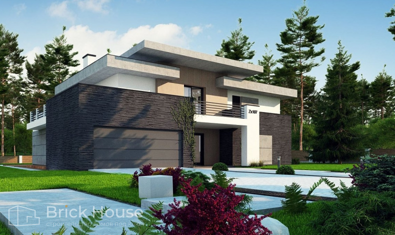 Дома с плоской крышей HT-260