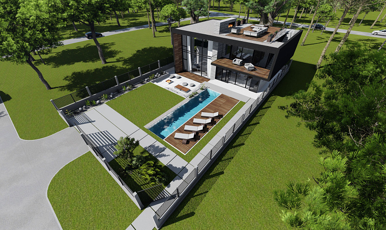 Дома хай-тек HT-261