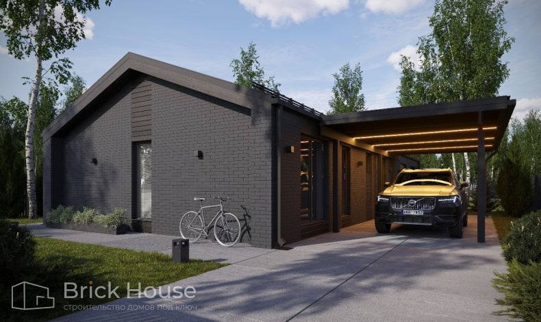 Дома из пеноблоков BH-117