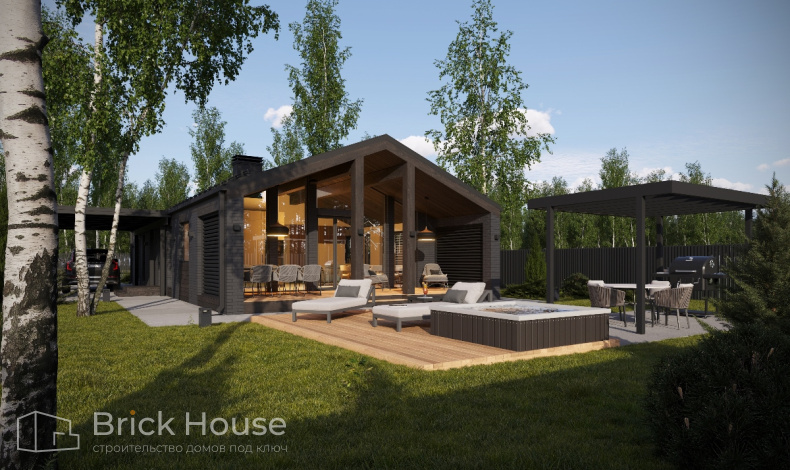 Дома из пеноблоков BH-117