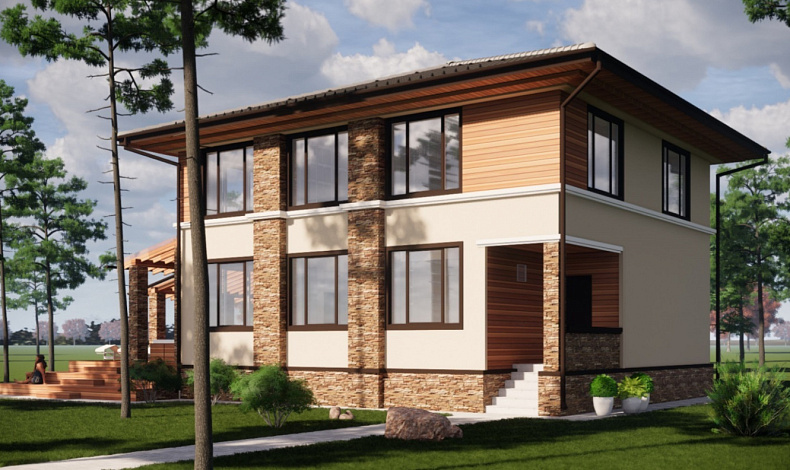 Дома в стиле Райта RH-220