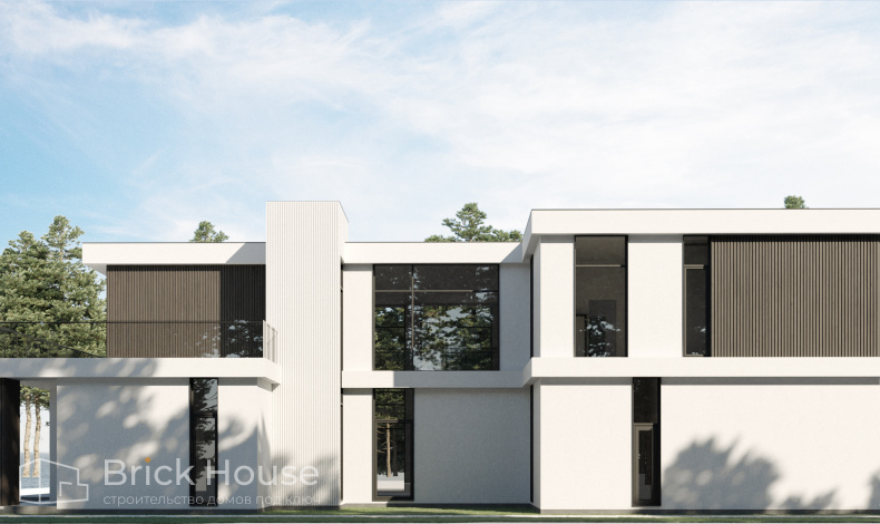 Дома с плоской крышей HT-505