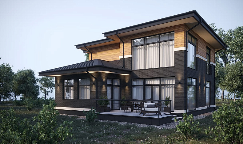 Дома в стиле Райта RH-177