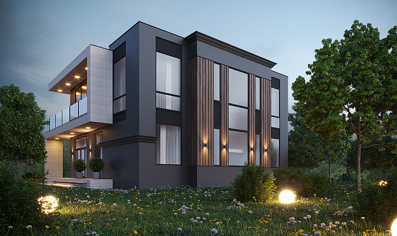 Дома хай-тек HT-334