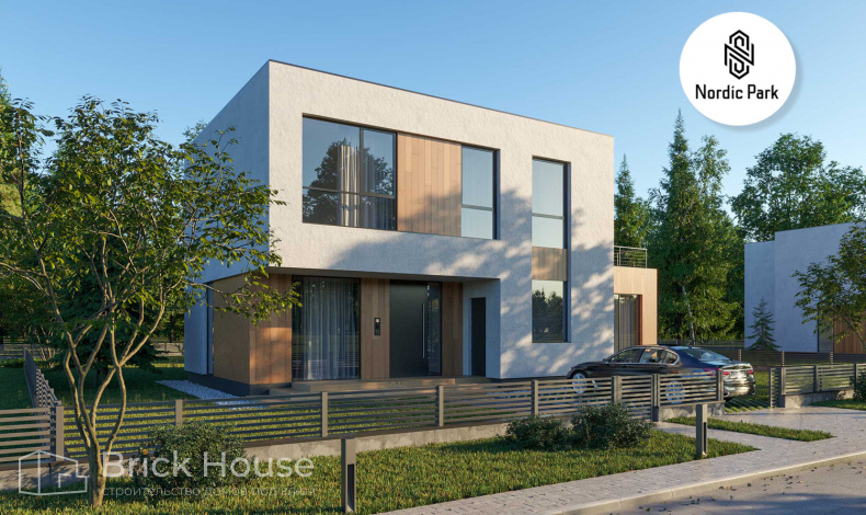 Дома хай-тек Nordic Park SKOG-260