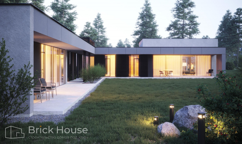 Дома с плоской крышей HT-224