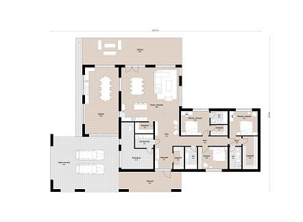 Дома в стиле Райта HT-216
