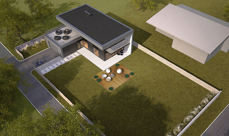 Дома хай-тек HT-235-1