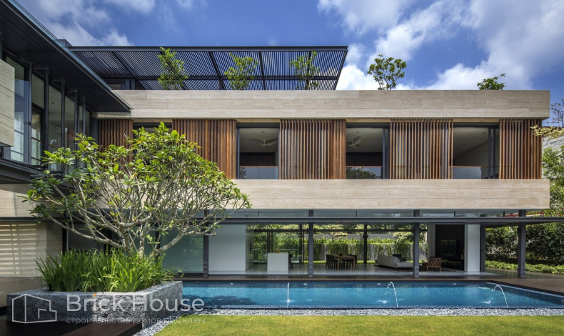 Дома с плоской крышей HT-1010